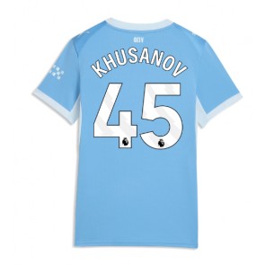 Manchester City Abdukodir Khusanov #45 Hemmatröja Dam 2026-27 Kortärmad